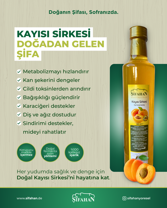 Kayısı Sirkesi (500ml)