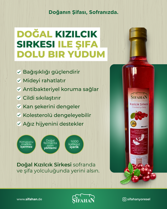 Kızılcık Sirkesi (500ml)