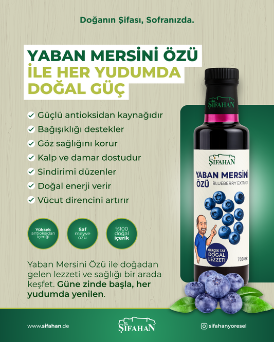 Yaban Mersini Özü 700 Gr – Doğal, Katkısız ve Antioksidan Zengini