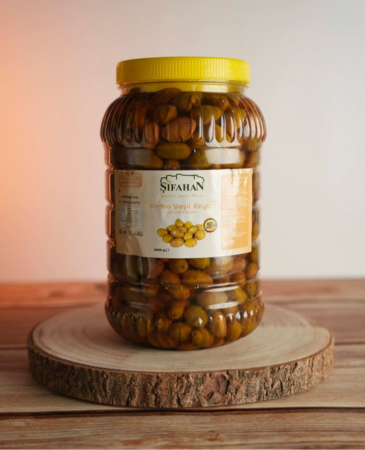 Aydın Yeşil Zeytin 2kg (El Kırımı)
