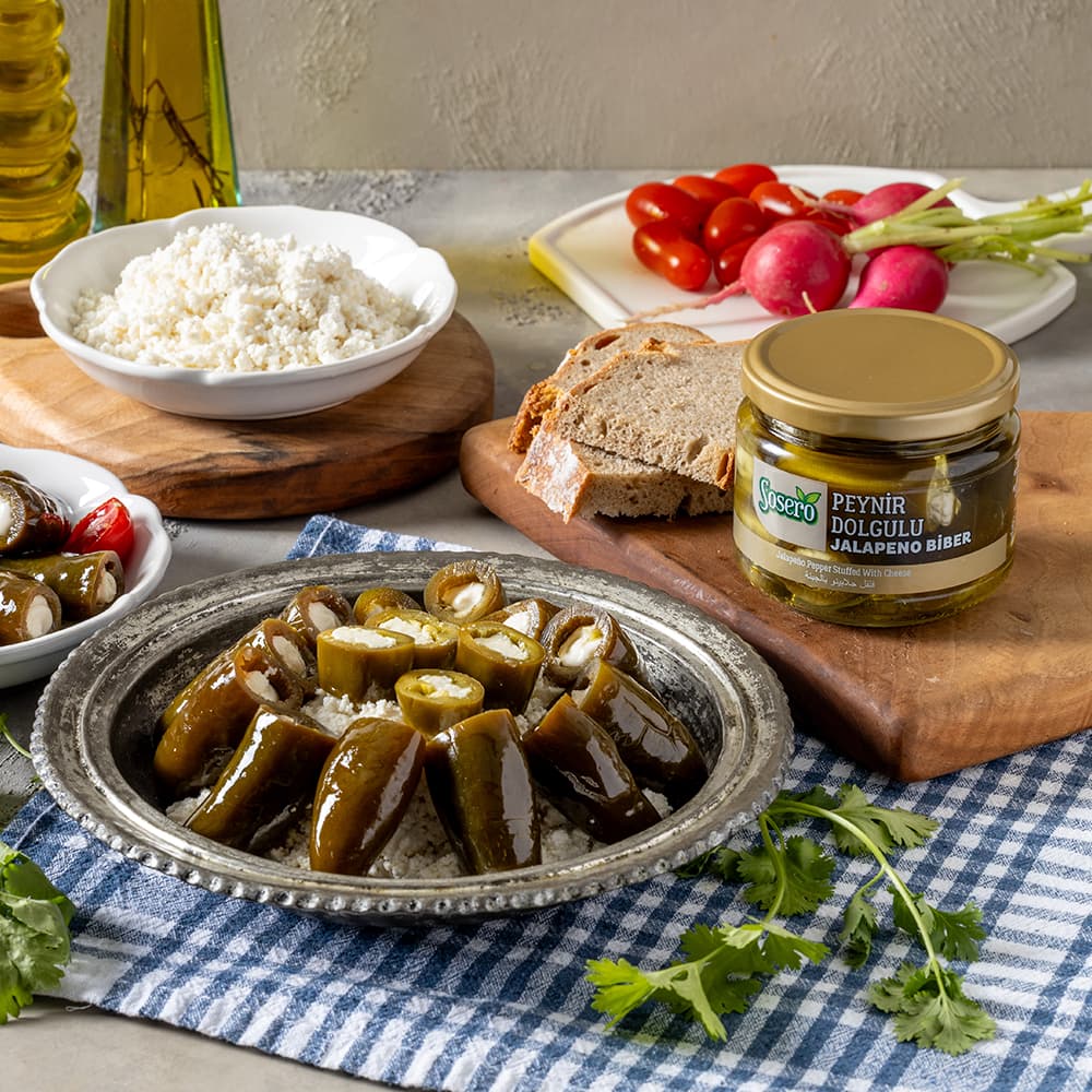 Sosero Peynir Dolgulu Jalapeno Biber 290 gr
