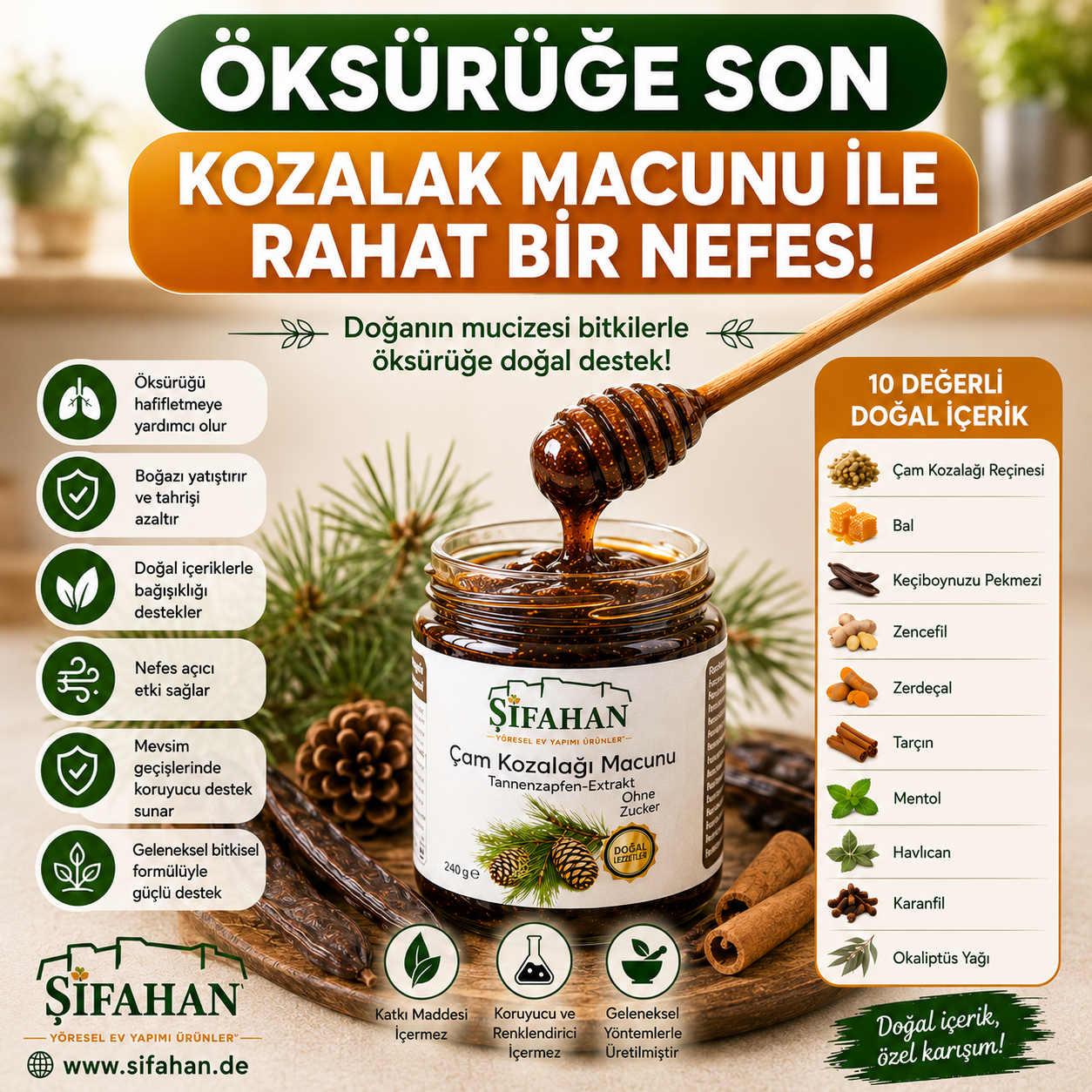 Kozalak Macunu 240g