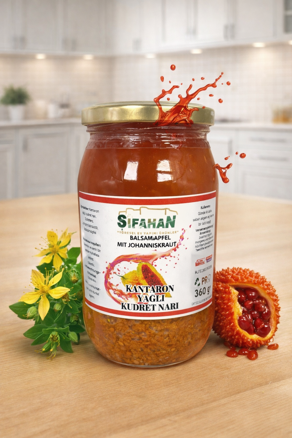 Kantaron Yağlı Kudret Narı 360g