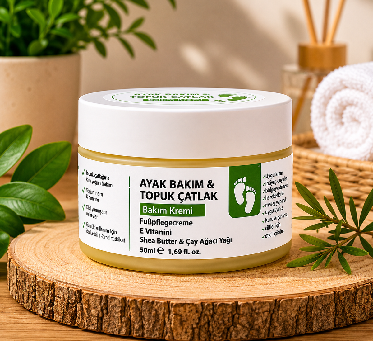 Ayak Bakım ve Topuk Çatlak Bakım Kremi 50 ml