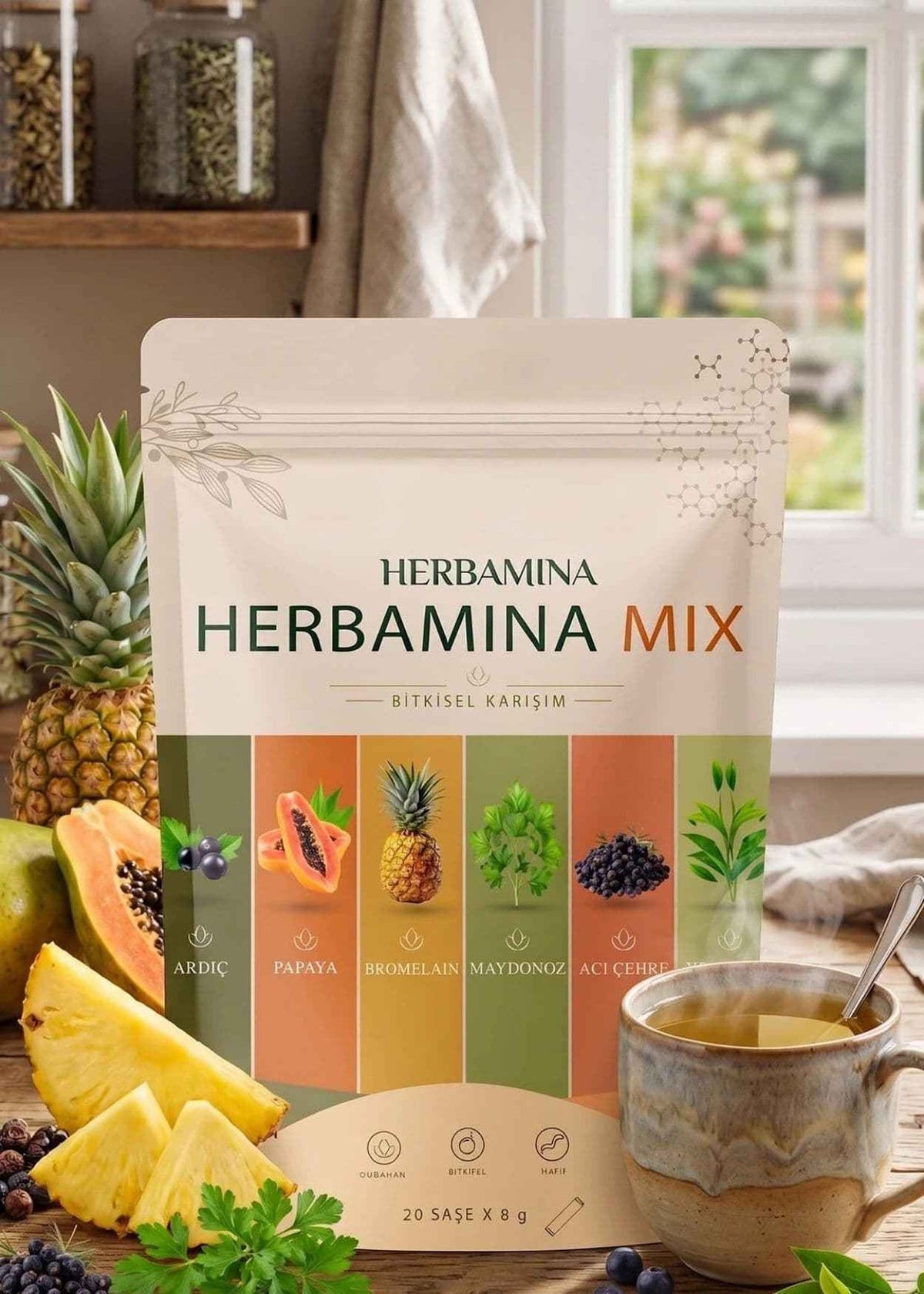 Herbamina Mix Bitkisel Karışım 20 x 8g