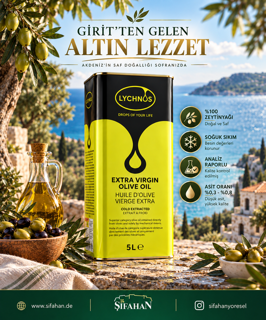 Soğuk Sıkım Sızma Zeytinyağı ( Extra Virgin) 5L (Analiz Raporlu)