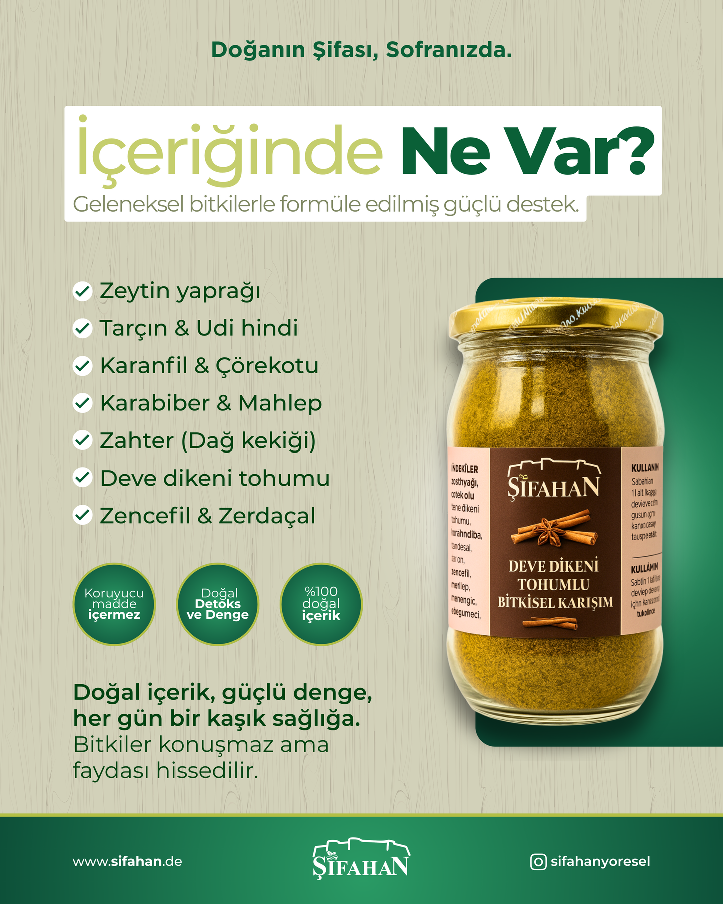 Kräutermischung mit Kameldistelsamen