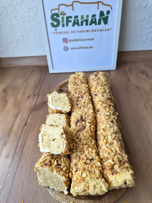 Mega Fındıklı Badem Kremalı Lokum 500g