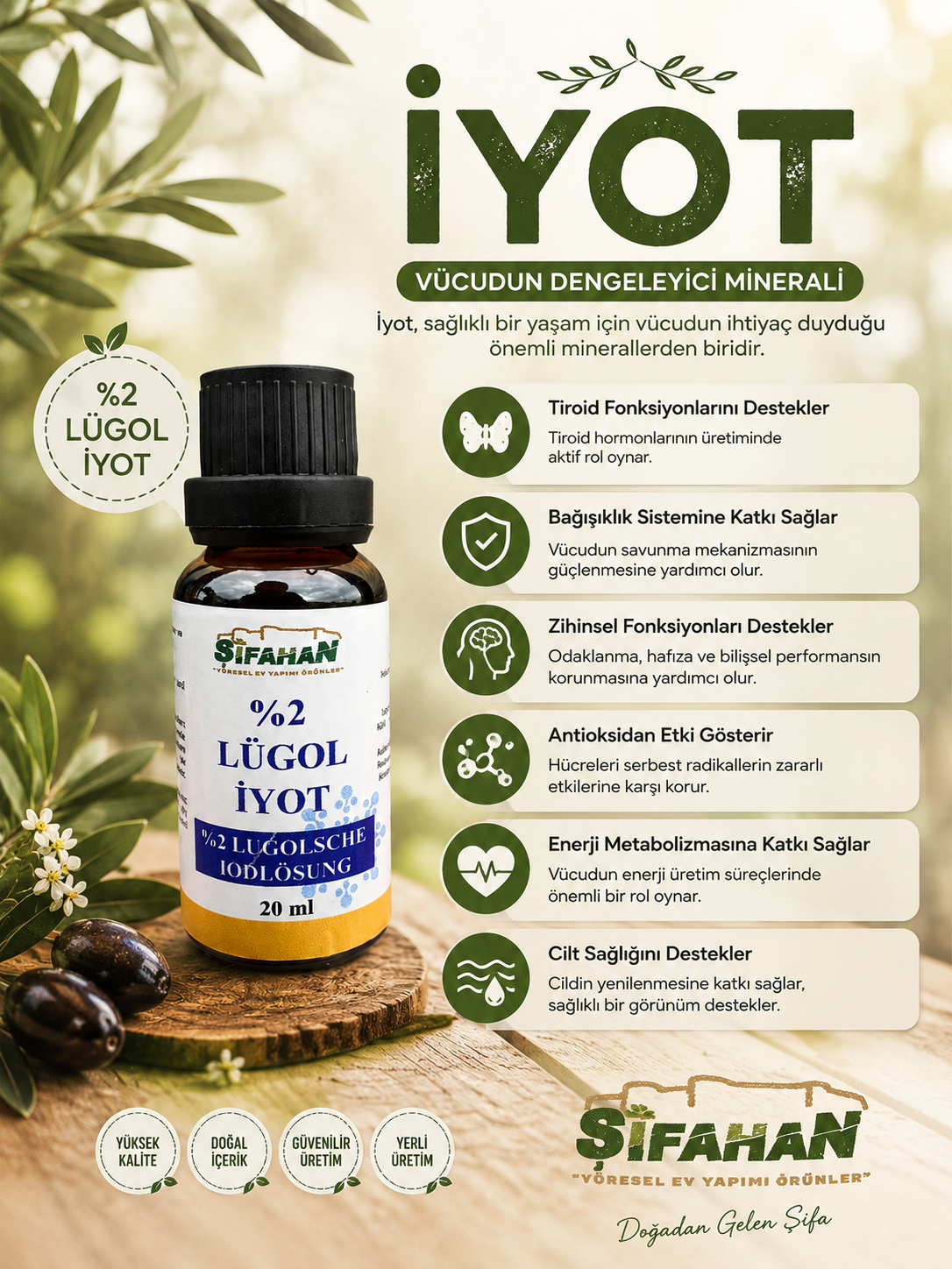 Lugol İyot %2’Lik 20ml