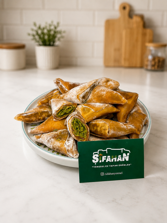 Duble Boz Antep Fıstıklı Muska (500g)