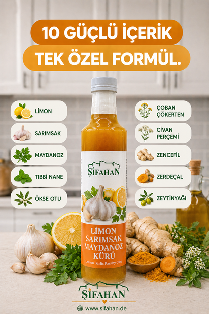 Limon Sarımsak Maydanoz Kürü (Yeni Formül)