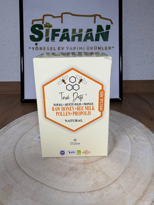 Toros Dağı Arı Sütü - Polen - Propolis - Bal Karışımı 225 gr