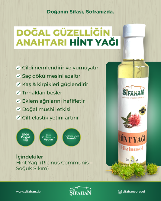 Hint Yağı ( Soğuk Sıkım) 250 ml