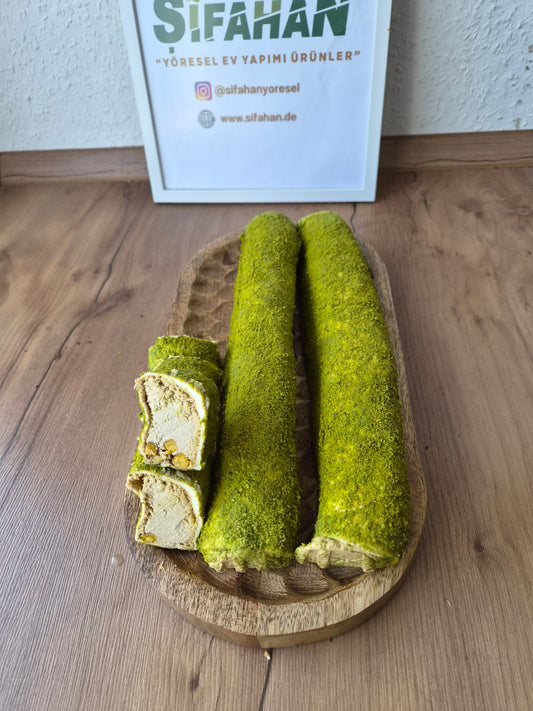 Mega Helvalı Fıstıklı Sarma Türk Lokumu 500g