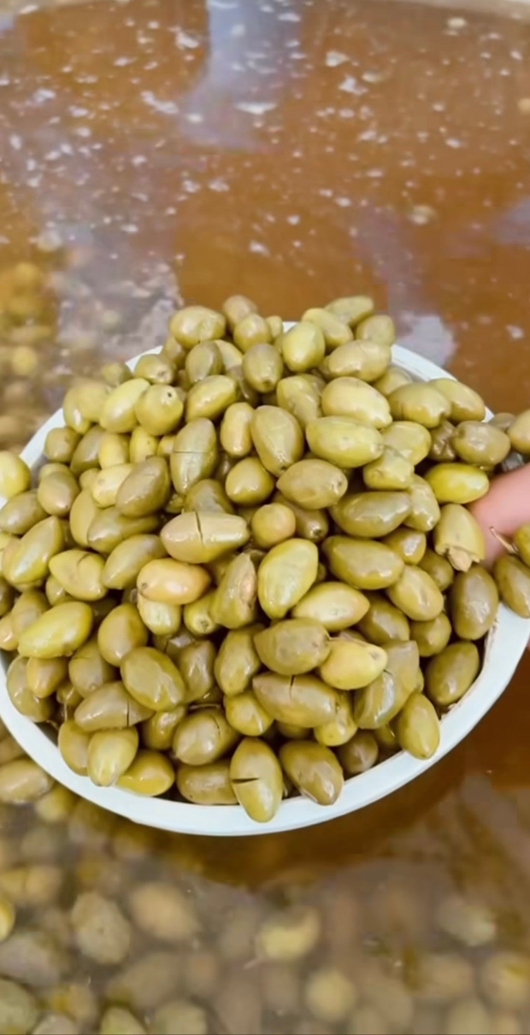 Aydın Yeşil Zeytin 2kg (El Kırımı)