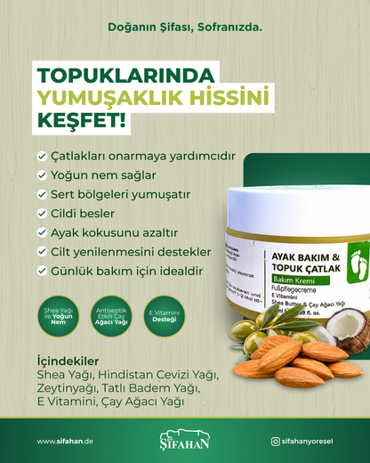 Ayak Bakım ve Topuk Çatlak Bakım Kremi 50 ml