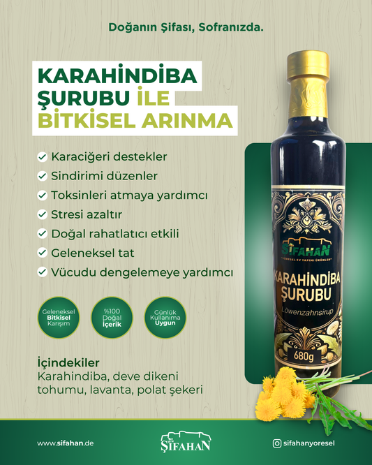 Kara Hindiba Şurubu 680 GR