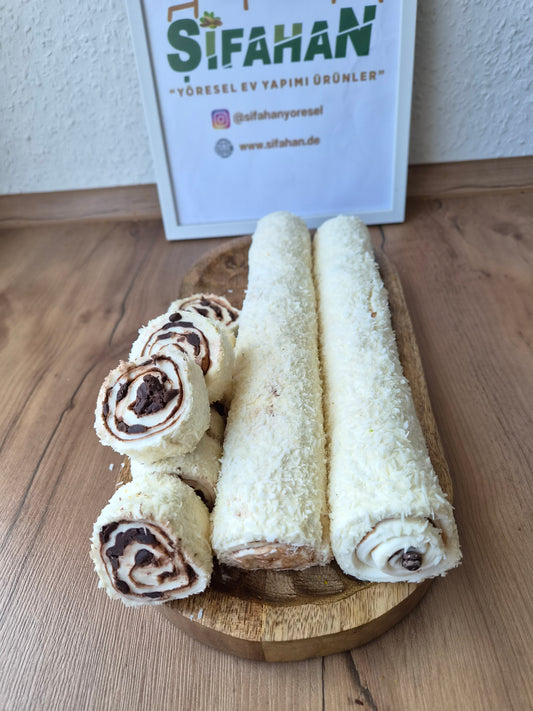 Hindistan Cevizli Sultan Çikolatalı Sarma Lokum 500g