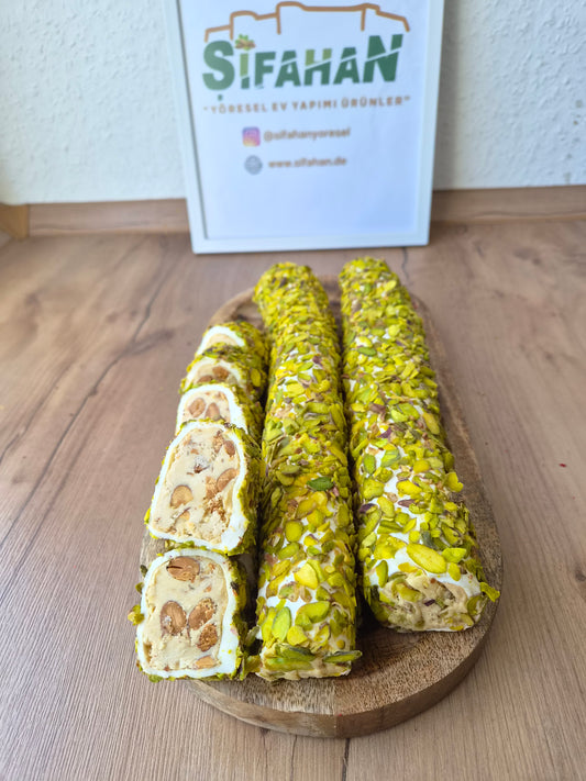 Mega Badem Fıstıklı Lokum 500g