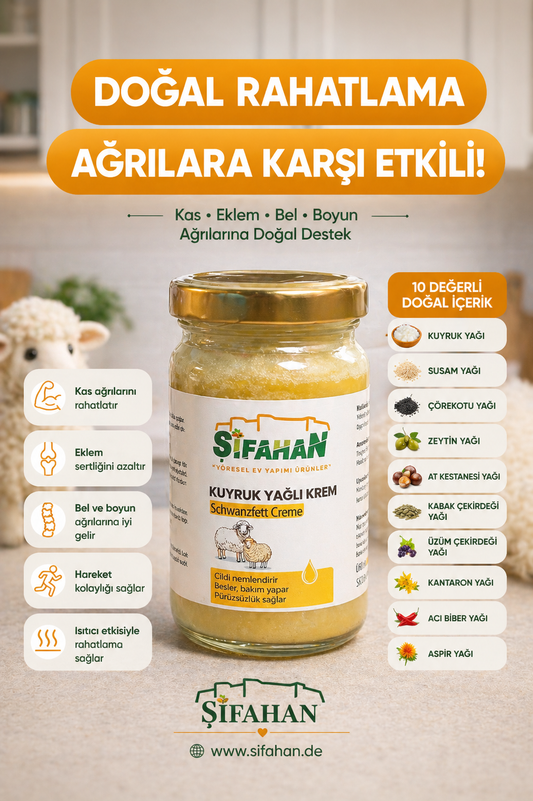 Kuyruk Yağ Kremi ( Yeni Formül) | 105 Gr | Ağrıya Şifa